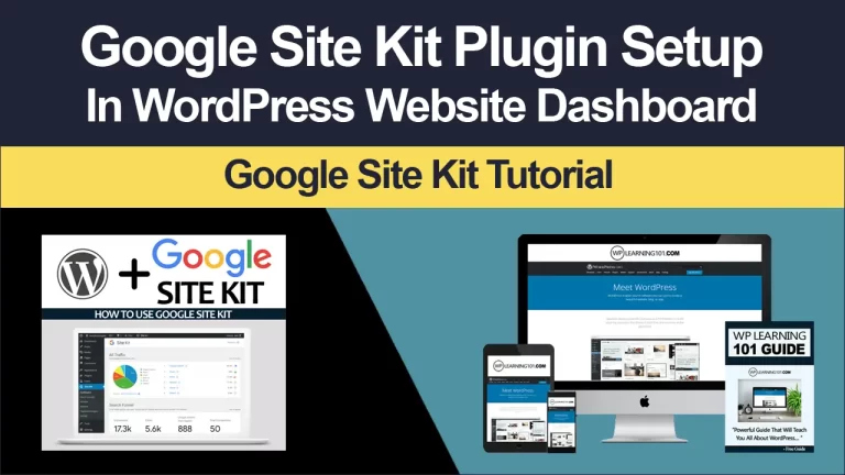 Google Site Kit Setup