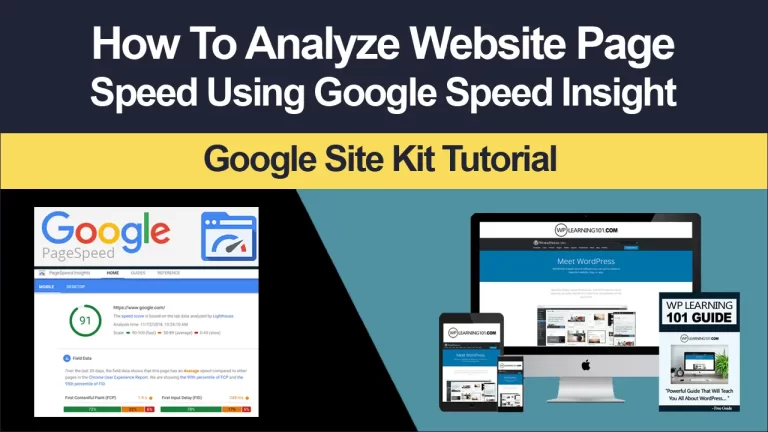 How To Analyze Website Page Speed Using Google Pagespeed Insights