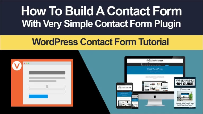 How To Build Contact Us Form For WordPress Website (Step-By-Step Tutorial)