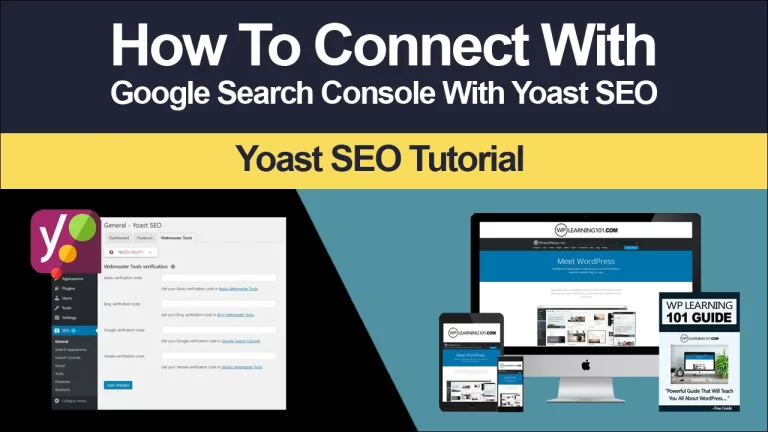 How To Connect Google Search Console With WordPress In Yoast SEO