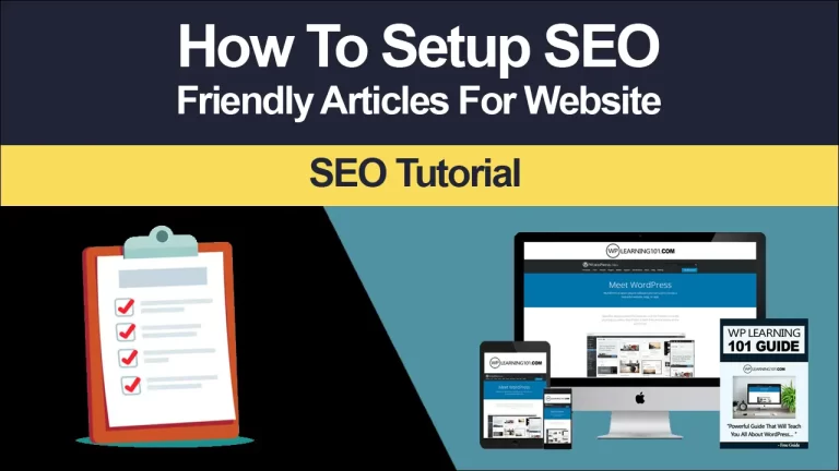 How To Write SEO Articles For Beginners