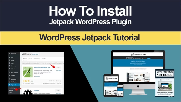How To Install Jetpack In WordPress