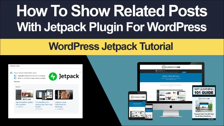 How To Add Related Posts With WordPress Jetpack