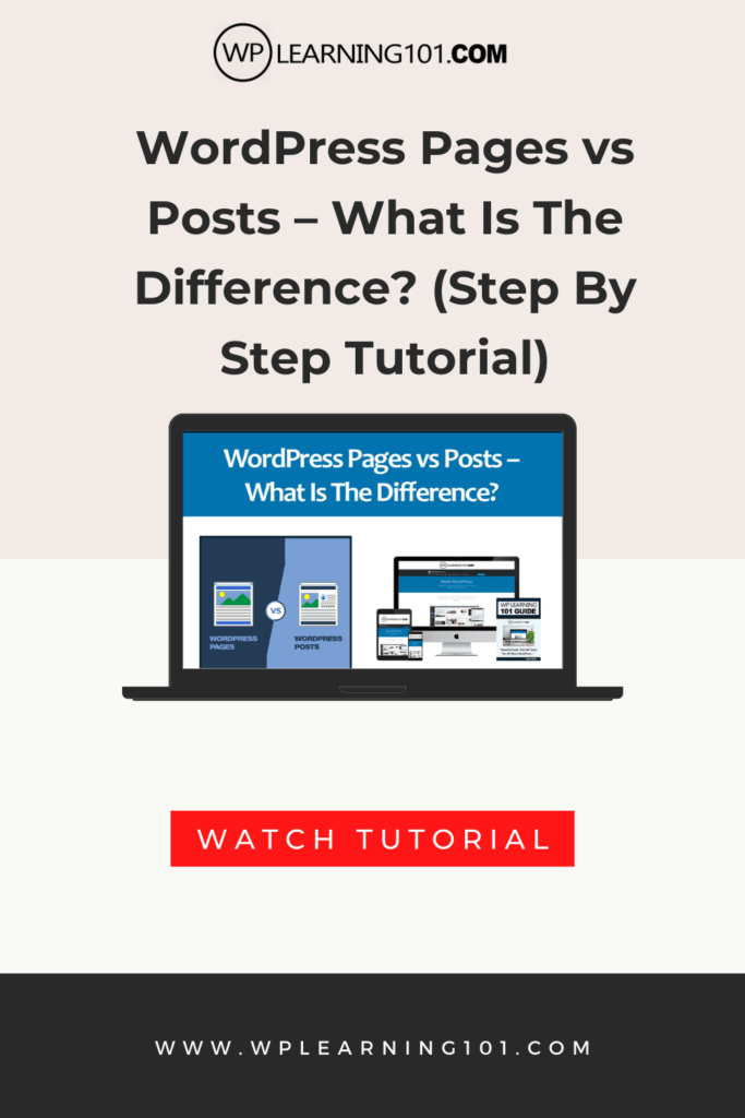 WordPress Pages vs Posts – What Is The Difference (Step By Step Tutorial)