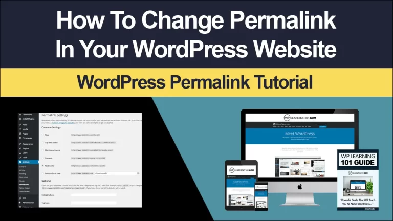 How To Change Permalinks Settings In WordPress
