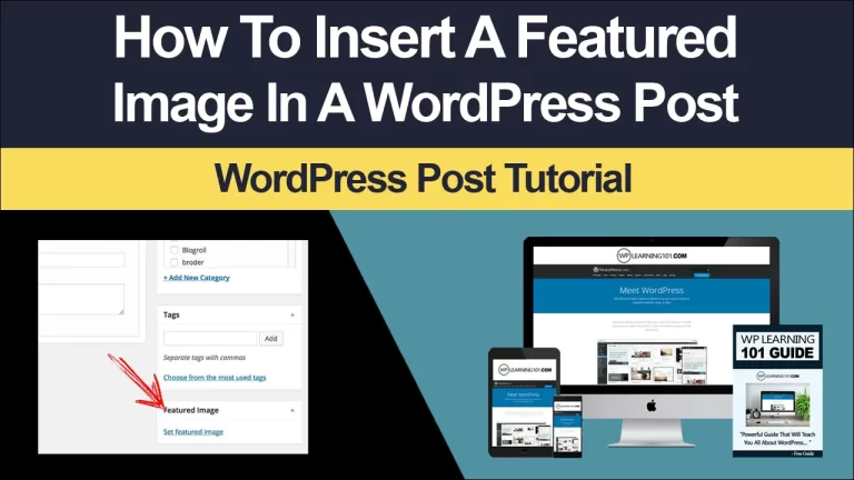 How To Add Featured Image In WordPress Post