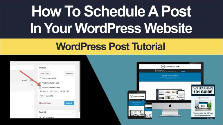 How To Schedule Posts In WordPress