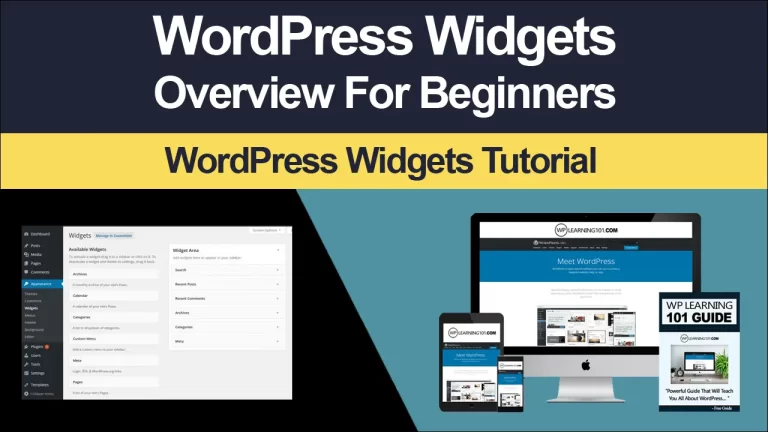 WordPress Widgets For Beginners