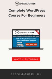 Complete WordPress Course For Beginners