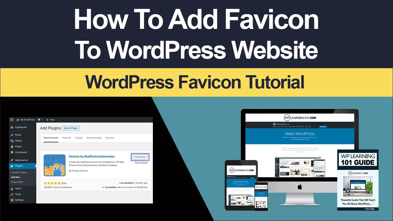 How To Add Favicon To Wordpress Website Step By Step Tutorial How To Add Favicon To Wordpress Website Step By Step Tutorial