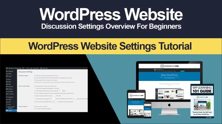 WordPress Discussion Settings Overview For Beginners