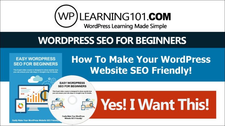 Easy WordPress SEO For Beginners (Step By Step Tutorials)