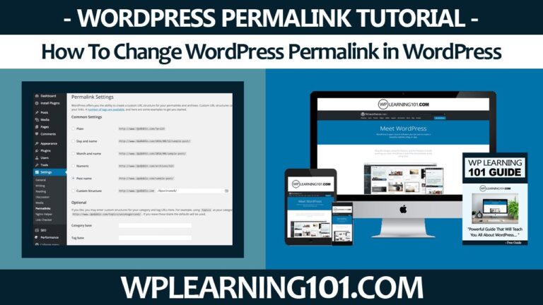 How To Change Permalink In WordPress Website (Step By Step Tutorial)