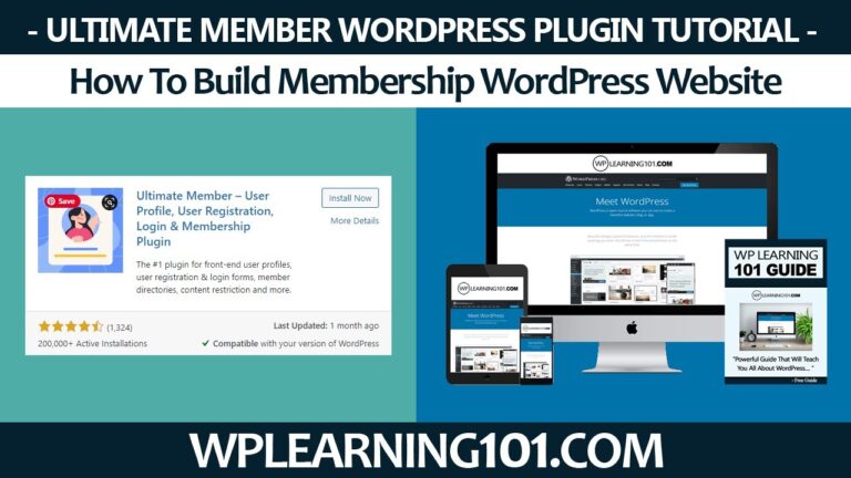 How To Build Membership WordPress Site Using Ultimate Member WordPress Plugin(Step-By-Step Tutorial)