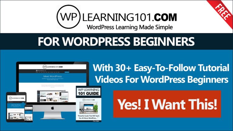 Best WordPress Tutorials Made For Beginners 2022 (FREE STEP BY STEP COURSE)