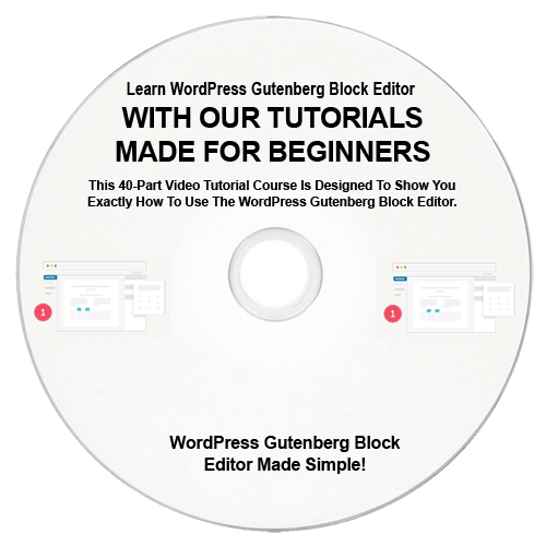 wordpress gutenberg block editor videos for beginners