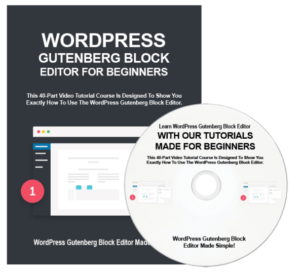 wordpress gutenberg block editor videos for wordpress beginners