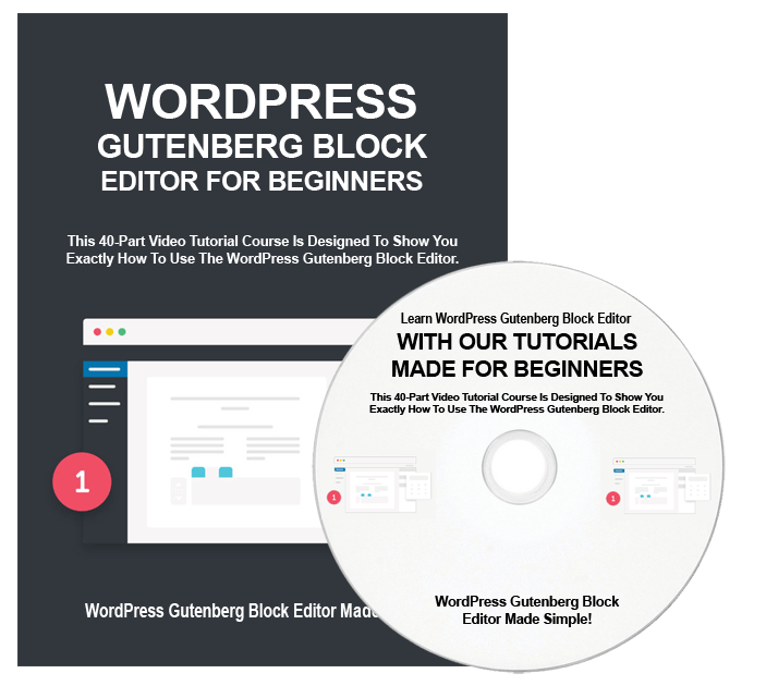 wordpress gutenberg block editor videos for wordpress beginners
