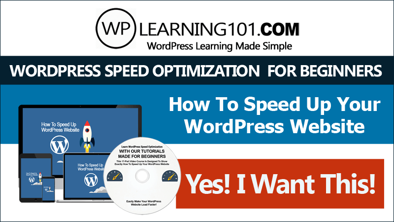 wordpress load speed optimization