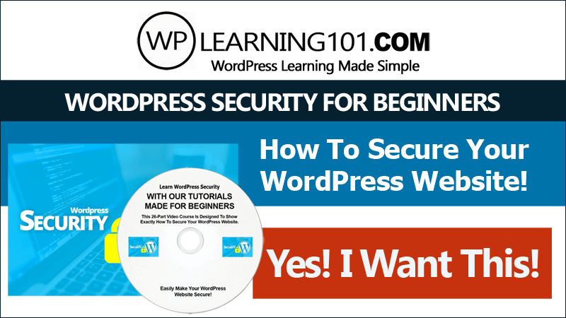 wordpress security for beginners