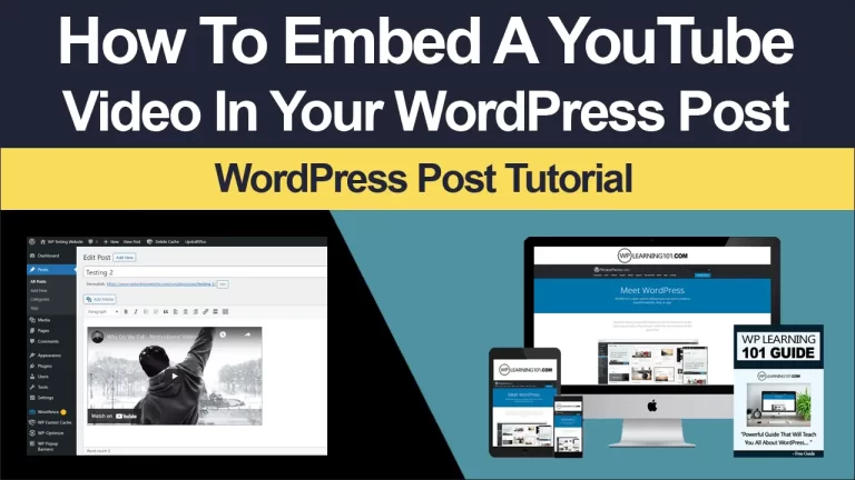 How To Embed YouTube Videos In WordPress