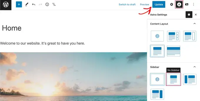 Adding and Editing Text and Images on the WordPress Home Page