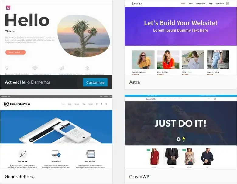 Customizing Elementor Hello Theme