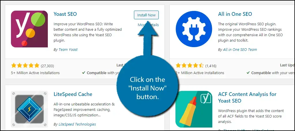Install and Activate Yoast SEO Plugin