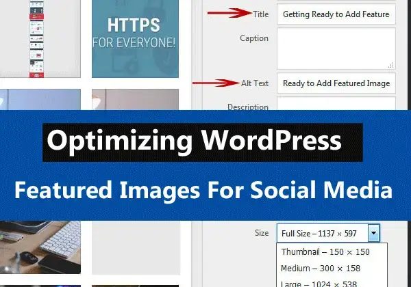 Optimizing WordPress Featured Images for Social Media