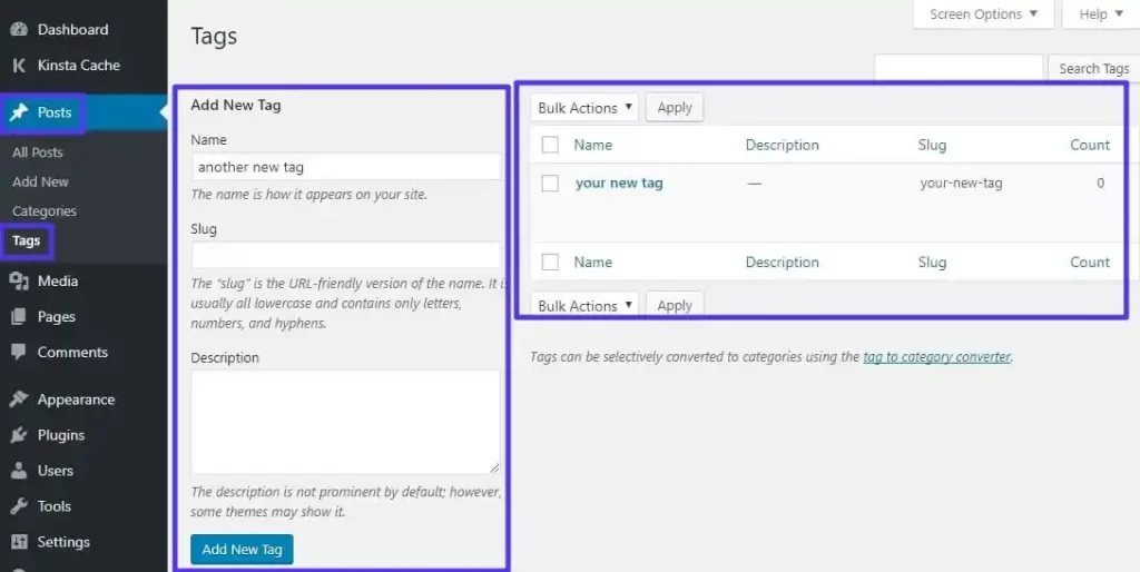 Understanding WordPress Tags