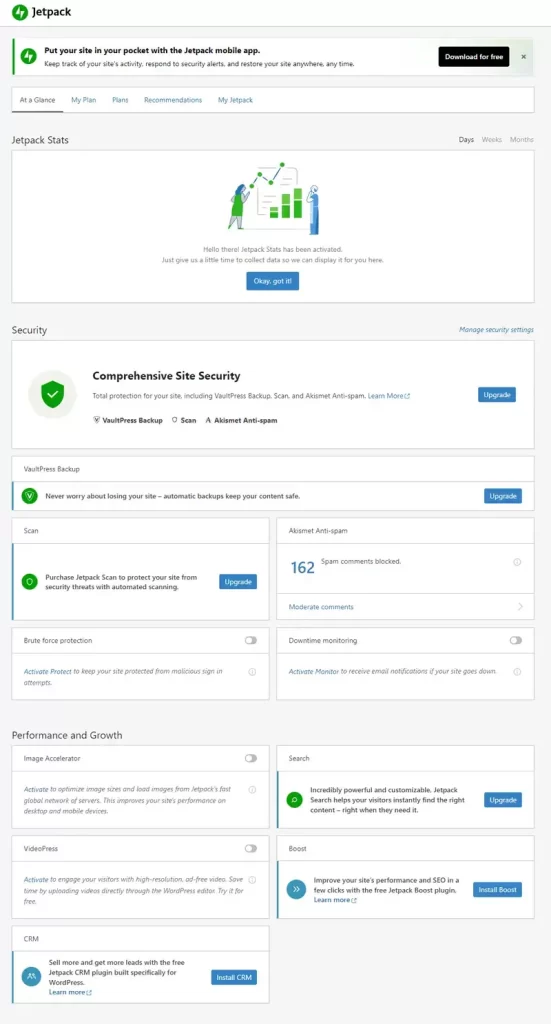 What is Jetpack Dashboard