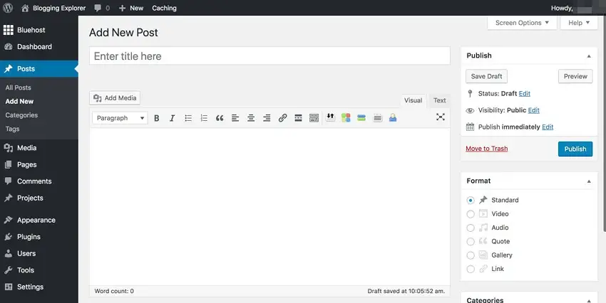 Creating WordPress Posts